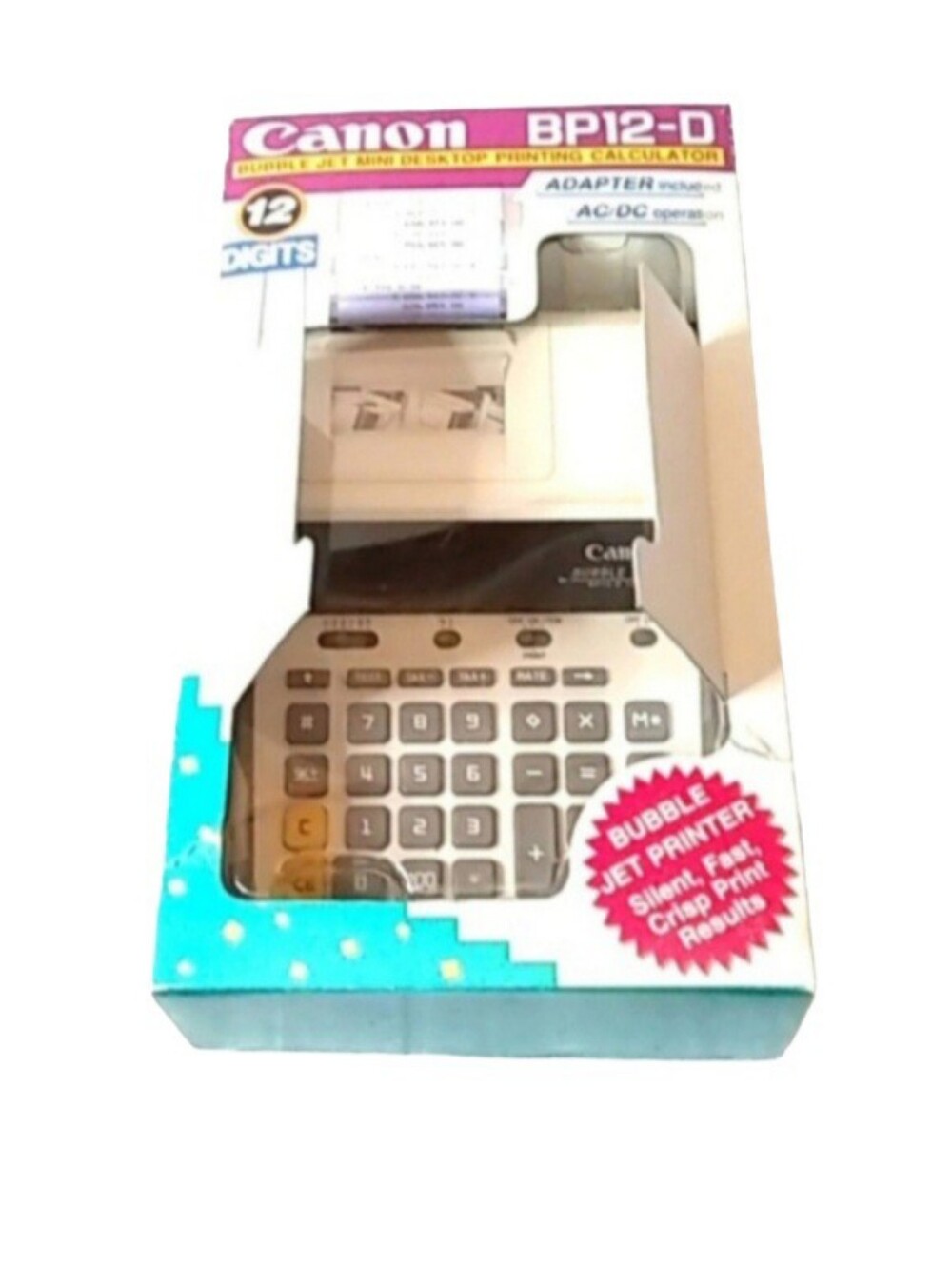 Canon BP Bubble Jet Mini Desktop Printing Calculator 12 Digits | In Box